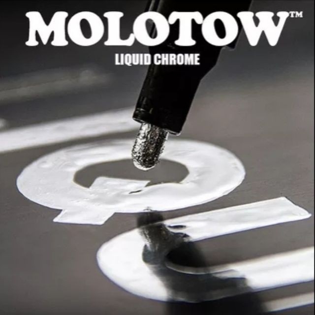 Bút kẻ bút tô bút sơn Molotow Liquid Chrome Marker cho mô hình tool hobby