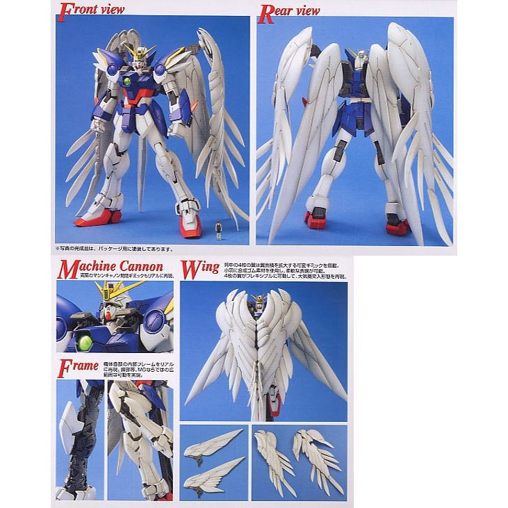 Mô hình lắp ráp MG 1/100 Wing Gundam Zero Custom XXXG-00W0 Bandai