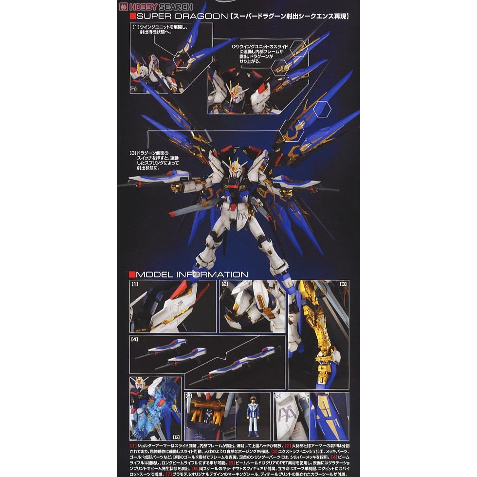 Mô hình lắp ráp PG 1/60 Strike Freedom Gundam Bandai