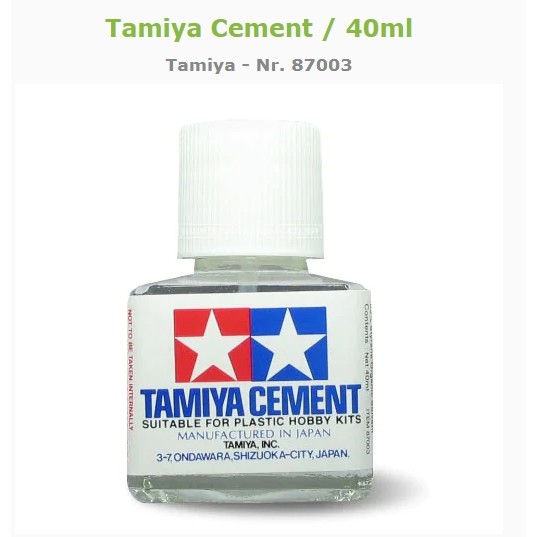 Keo Cement - Extra Thin Cement ABS - Dụng cụ mô hình tamiya