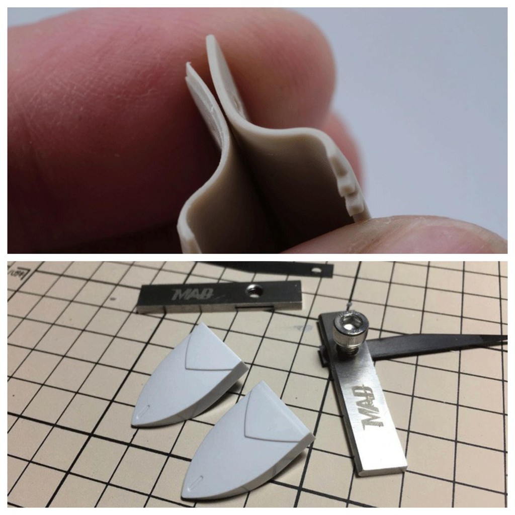 Dụng cụ mô hình cutter head line carving metal part kẹp lưỡi dao chisel MT001 madworks