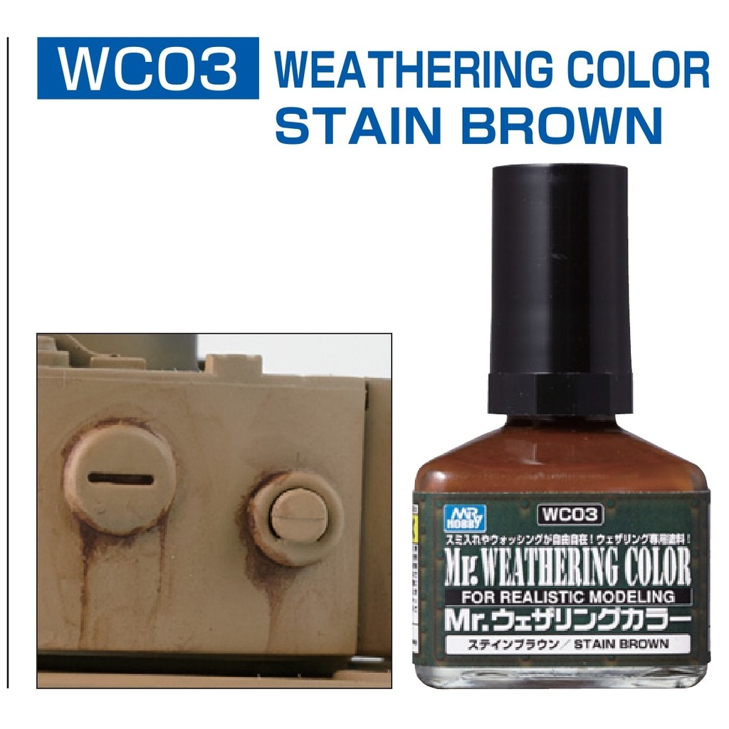 Sơn mô hình mr.hobby Dung dịch Mr Weathering Color | Panel Line - tool hobby