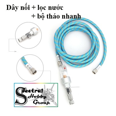Dụng cụ Dây nối máy máy nén khi airbrush và bút sơn mô hình