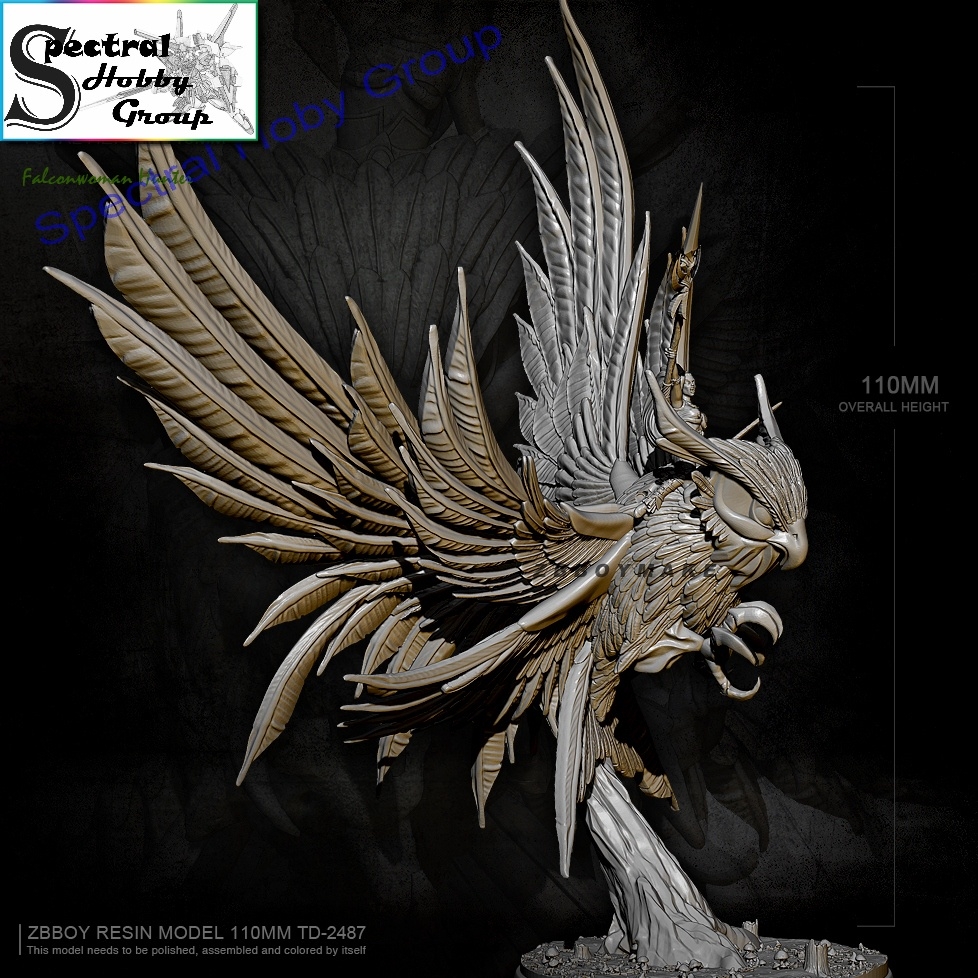 Mô hình nhựa Resin 110mm Nighthawk Elf Hunter TD2487