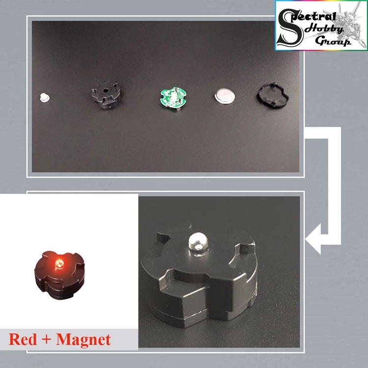 Led cảm biến từ tính cho MG gundam các loại (00, UC, SEED , ....) custom LED Magnetic Sensor (KÈM NAM CHÂM)