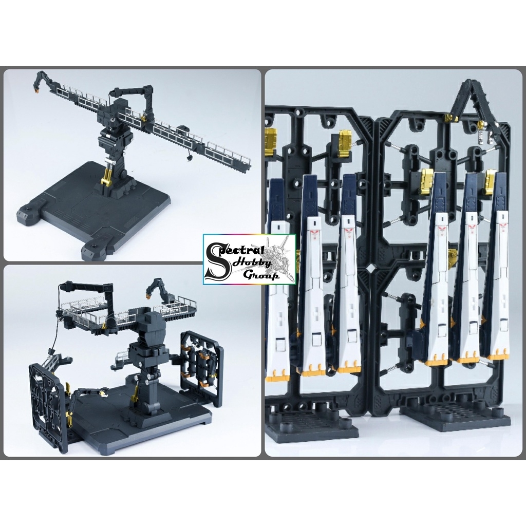 Phụ kiện mô hình Action base Hangar - Maintenance Dock - Funnel Set cho RG HG gundam các loại (rx78 Nu sazabi ...)
