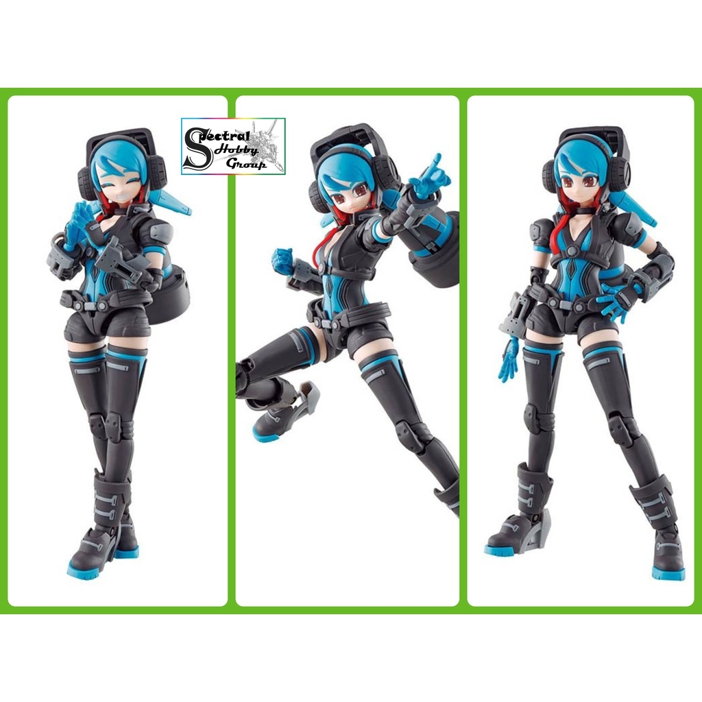 Mô hình lắp ráp Girl Gun Lady Alpha Tango Lady Commander Alice - Attack girl gun - GGL Bandai