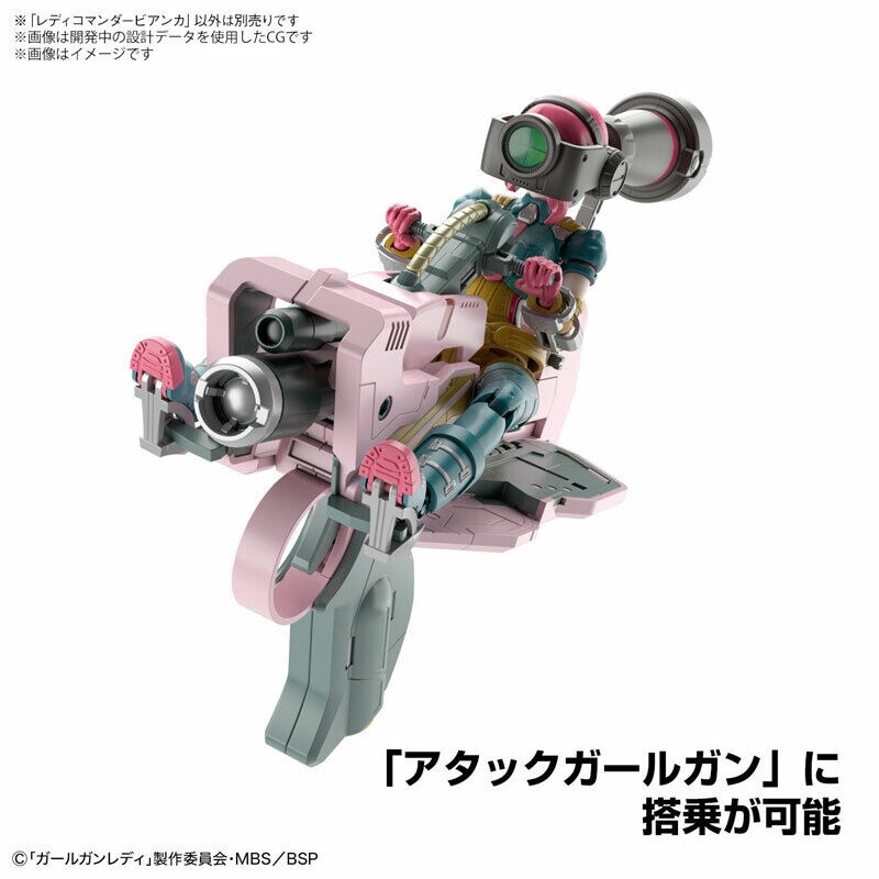 Mô hình lắp ráp Girl Gun Lady Bravo Tango Lady Commander Bianca - Attack girl gun - GGL Bandai