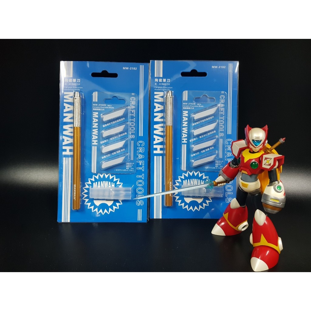 Dụng cụ mô hình Ceramic Pen knife hobby dao mỹ thuật mô hình gốm không gỉ MANWAH