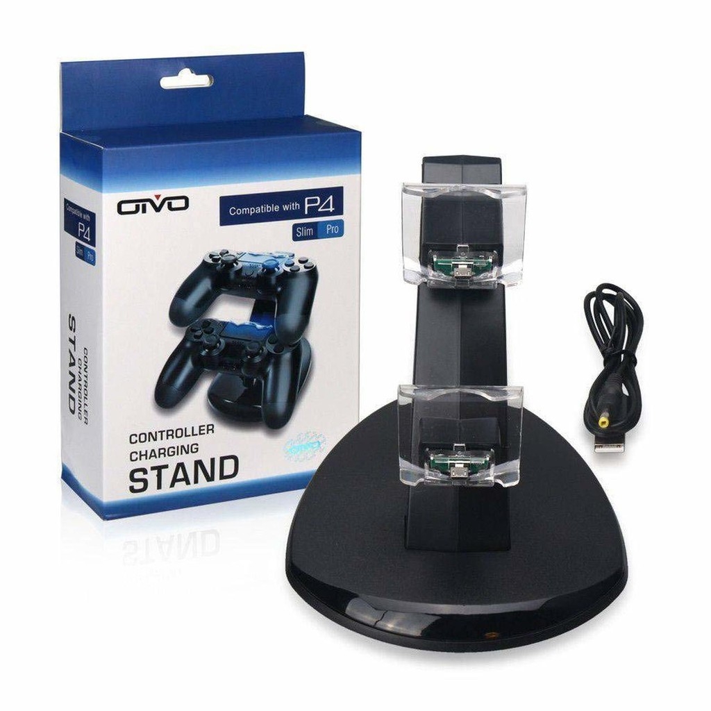 Dock sạc kiêm kệ đỡ cho tay cầm chơi game PS4 Slim / Pro - CONTROLLER CHARGING STAND