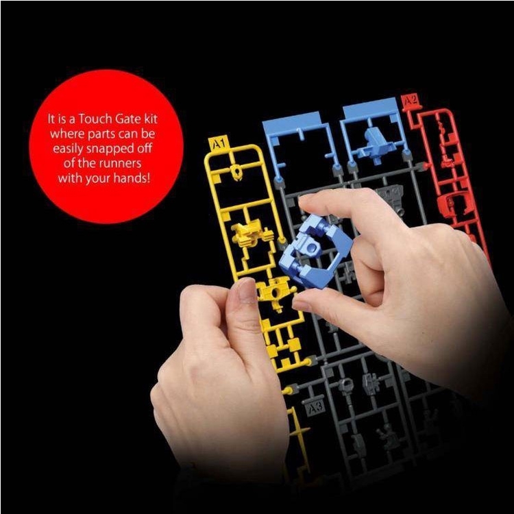 Mô hình lắp ráp EG 1/144 RX-78-2 GUNAM RX78 Full Weapon Set Entry Grade Bandai