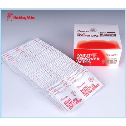 Dụng cụ tẩy sơn làm xóa remove decal nước Hobby Mio Paint remover stripping wipes cleaner