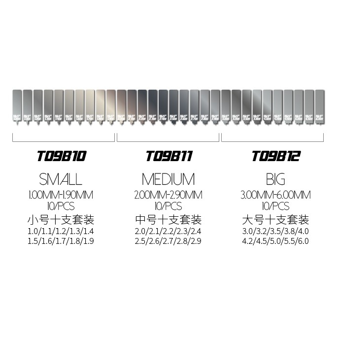 Dụng cụ Mũi khoan bằng Flat Bottom Round Hole Corner/Rivet Spin Blade drill (kèm cán đa năng)