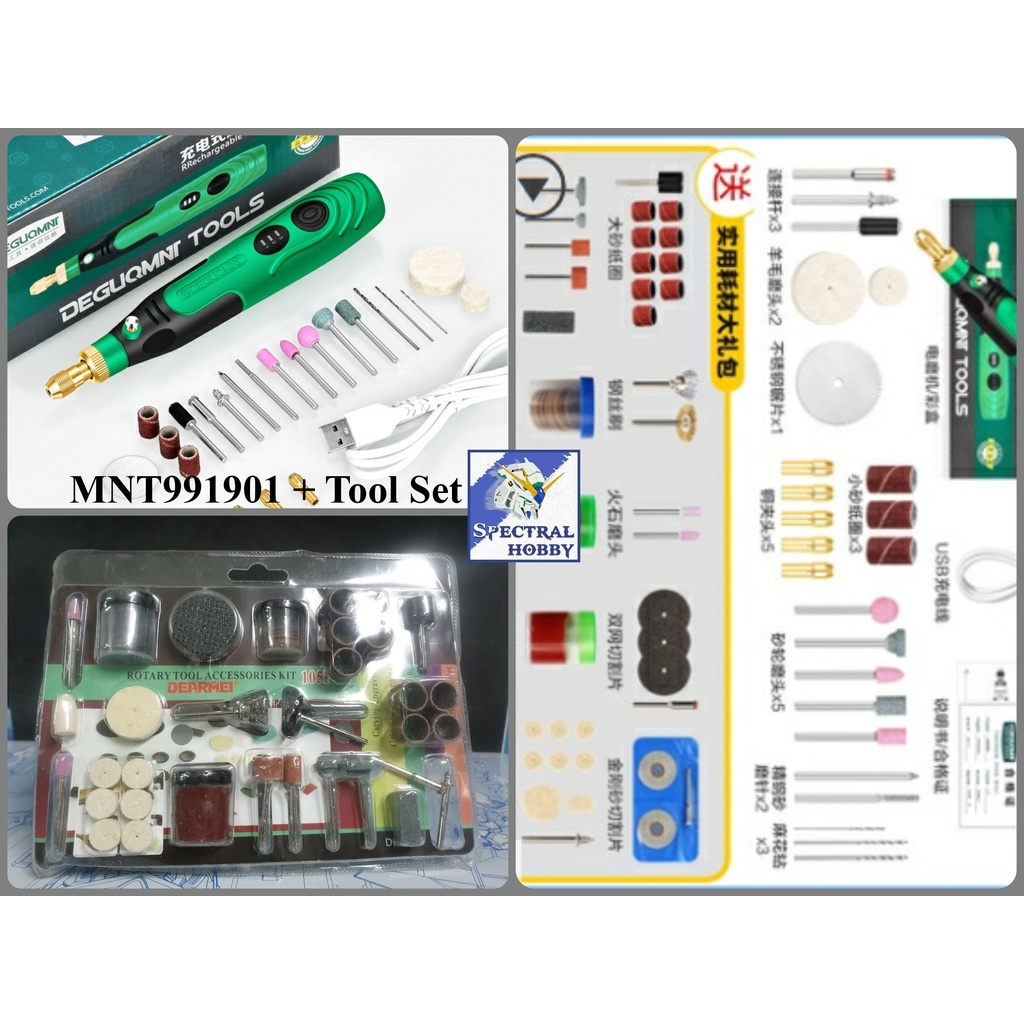 Máy khoan mài cầm tay không dây mini DEGUQMNT Rechargeable Wireless Lithium Electric Grinding MNT992805