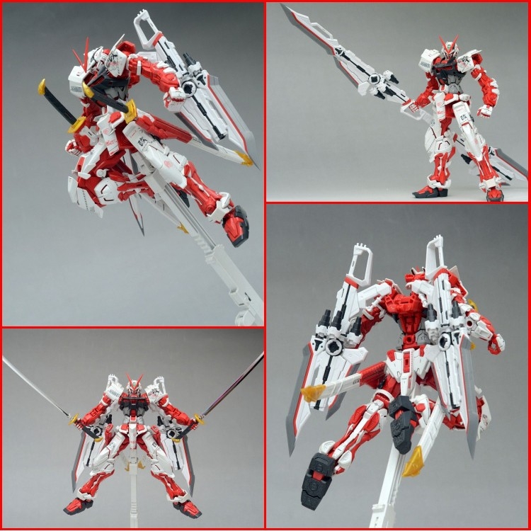 PHụ kiện mô hình MG 1/100 Weapon Unit Sword Caletvwlch honoo HJ Build Weapon Astray Red Blue (không kèm gundam)