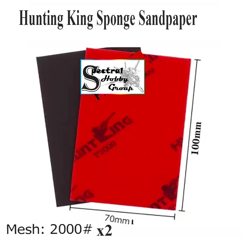 Nhám xốp 3M Hunting King chà nhám đánh bóng - Soft sanding sponge #180 - #3000 dụng cụ mô hình