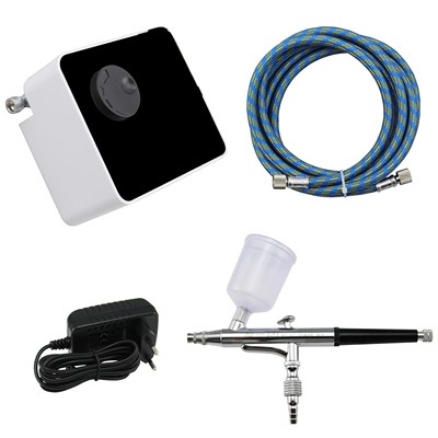 Máy nén khí sơn mô hình Air Pump Compressor Mini Airbrush HM03 Hobby Mio Ensi AC09