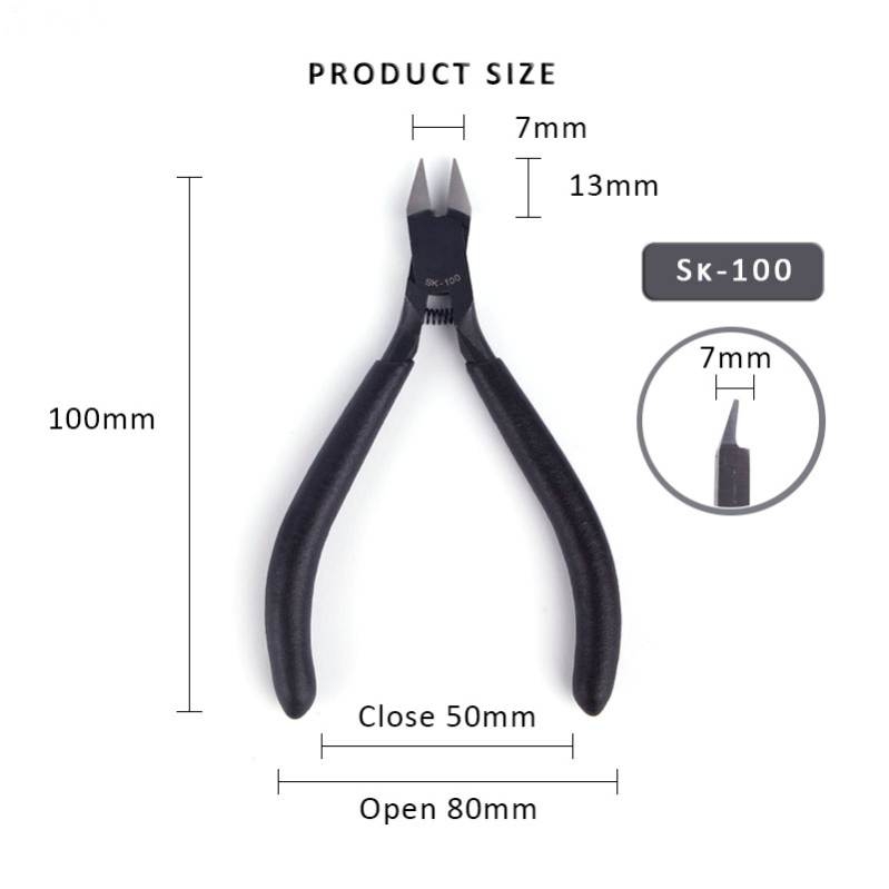 Kìm cắt mô hình 1 lưỡi NANYE ULTRA SLIM SINGLE BLADE SCISSORS SK100 BYK302 CARBON STEEL