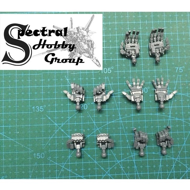 Tay mô hình MG 1/100 Movable Hands & Styling Hands 2.0 cho Gundam dragon momoko mmk