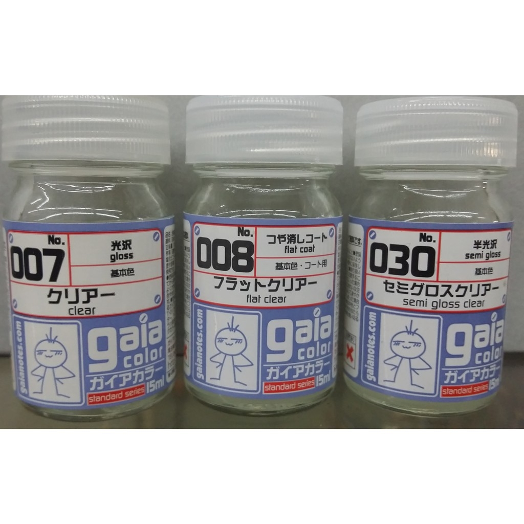 Sơn phủ bảo vệ mô hình topcoat clear gloss matt flat bóng mờ Scratch resistant protective Sunin Gaia Jumpwind Mr.hobby color
