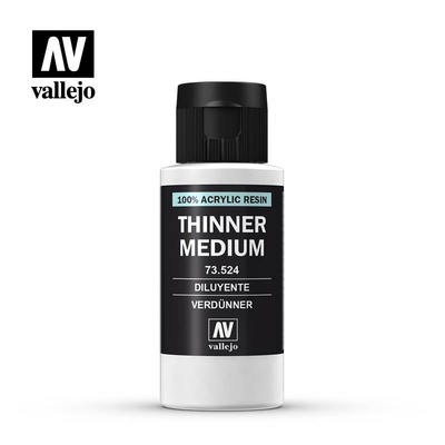 Sơn mô hình Vallejo dung môi pha sơn vẽ cọ tay Thinner Medium hand brush 70524 73524 Model Color Panzer Aces Game Colo