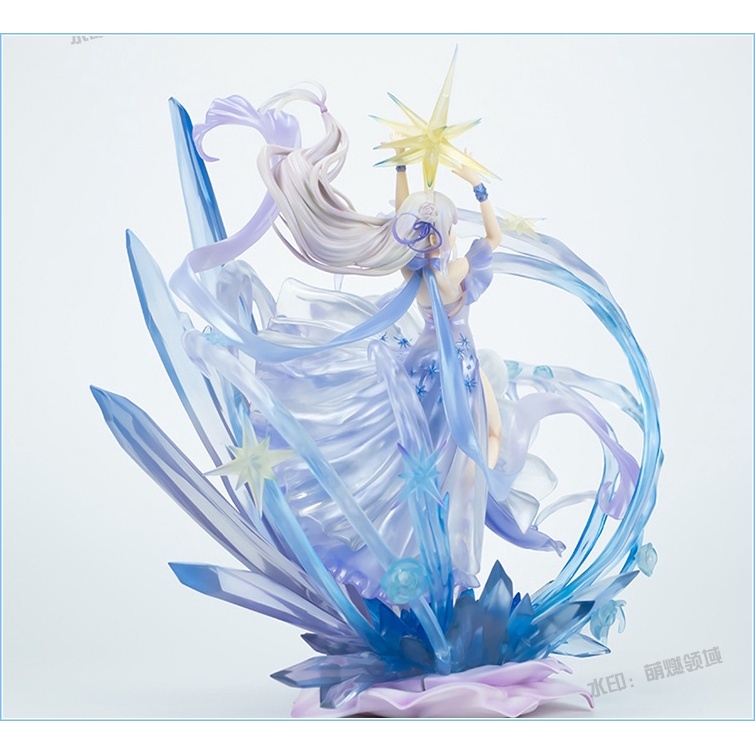 Mô hình tĩnh Figure 1/7 Crystal EMILIA Re:Zero with led light 36cm HIGH QUALITY - XINHAO