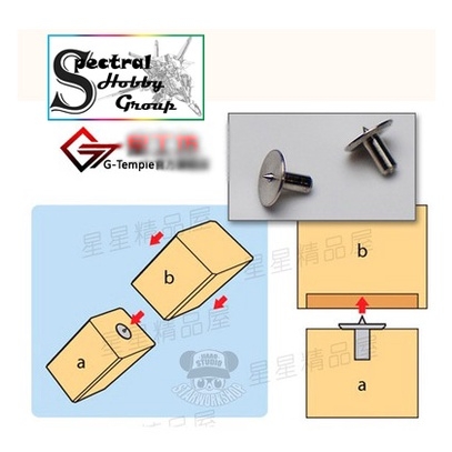 Dụng cụ metal part định vị điểm kết nối cho mô hình nhựa và resin Piling positioning tool - Gtemple