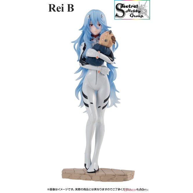 Mô hình tĩnh Fugure Gasha Portraits Premium Evangelion Rei Ayanami - Bandai