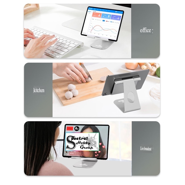 Giá Đỡ Điện Thoại Máy Tính Bảng Kim Loại Nguyên Khối S1 cực chất chắc chắn - KAERSI - Cell phone stand adjustable