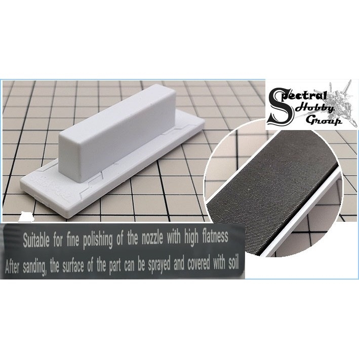 Dụng cụ đánh dũa nhám mịn mô hình MS040 polishing file block coarse medium fine - Tool hobby