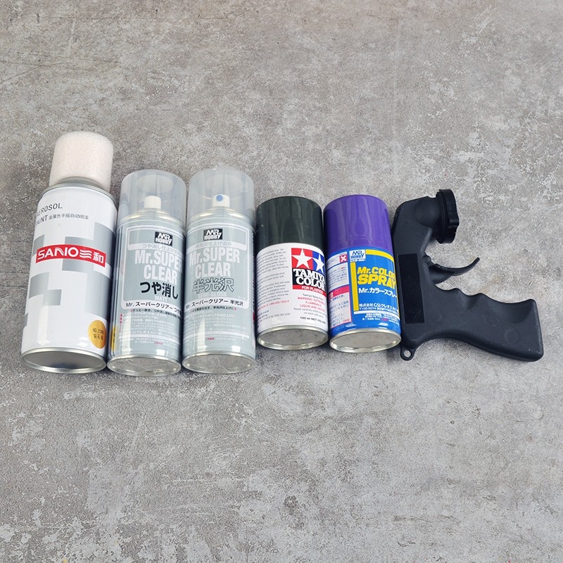 Dụng cụ mô hình - Tay cầm cho bình xịt gun holder Painting rifle rack