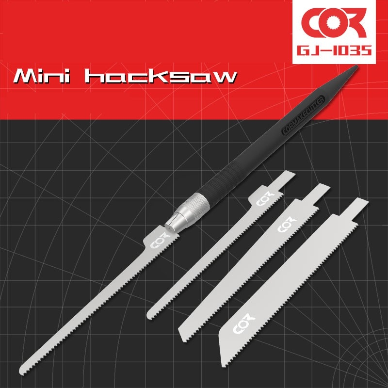 Dụng cụ Cormake khoan mũi bằng flat bottom / cưa tay mini Hacksaw GJ3008A GJ3005C GJ3005D tool