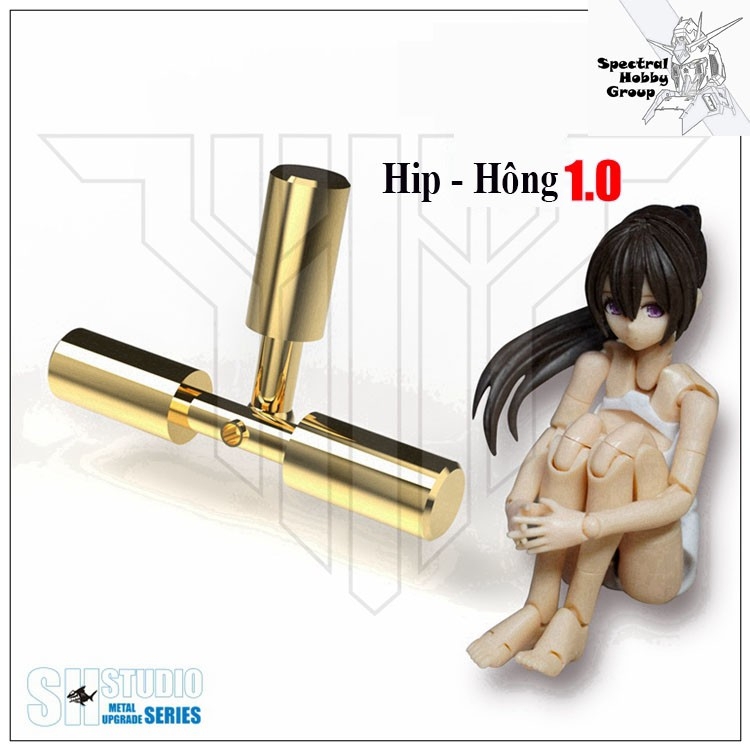 Đồ độ mô hình khớp thay thế cho Frame Arm girl (vai / hông / eo) joint connectors metal part Pretty armor PA
