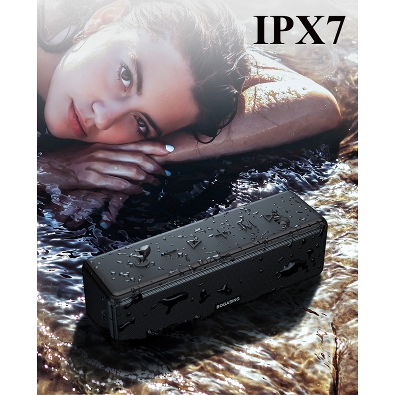 Loa Bluetooth Không Dây Âm Thanh Chất Lượng 30W chống nước German Bogasing M8 3D Heavy Extra Bass TWS Dual Connect