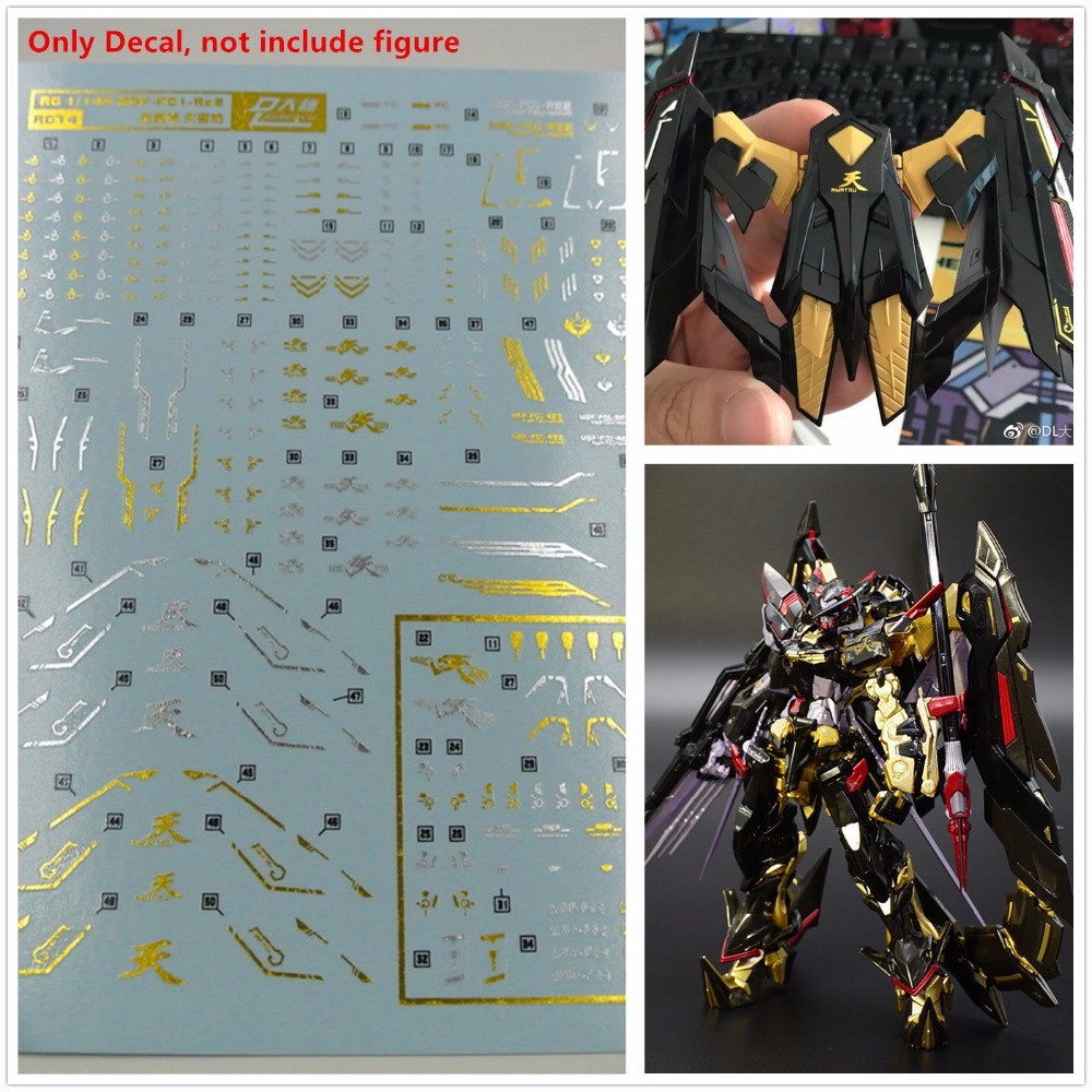Decal dán nước mô hinh Gundam Amatsu Mina Hana MG MB RG Water sticker