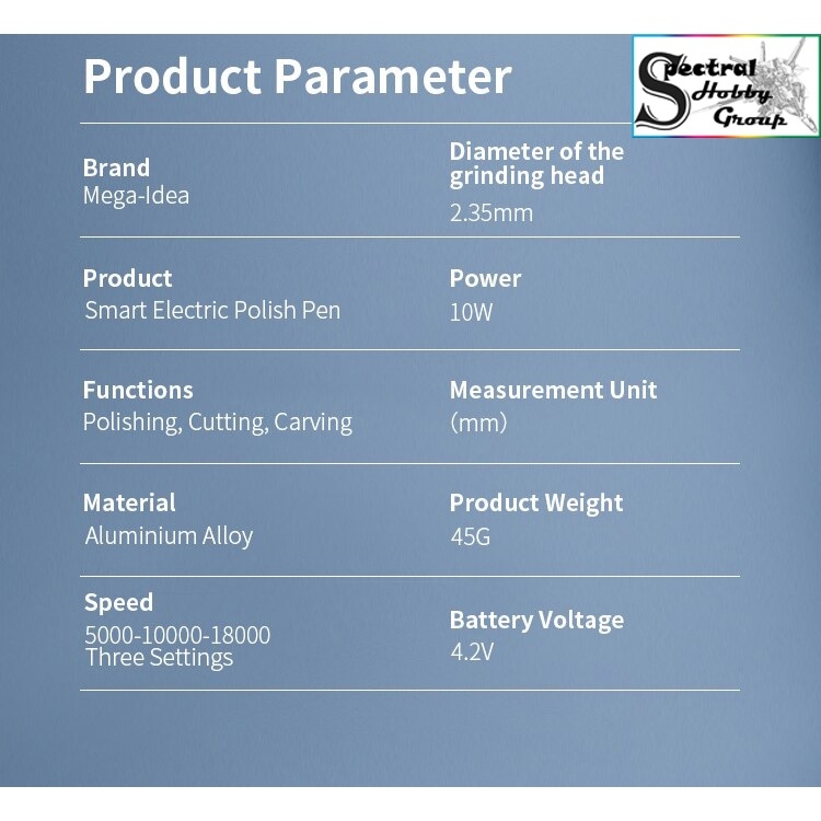 Dụng cụ SG02 máy khoan mài cắt mini cầm tay đánh bóng Smart Electric Polishing Pen grinder sander Qianli Mega-Idea