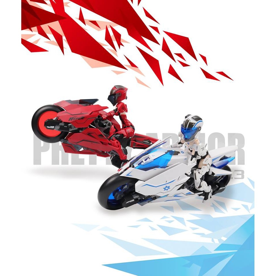 Mô hình lắp ghép PA Pretty Armor Girl ver 3 moto figure