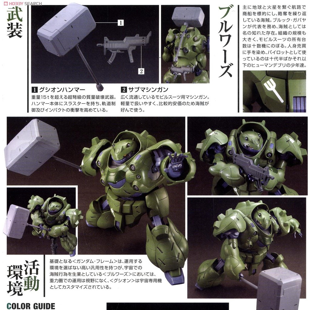 Mô hình lắp ghép HG 1/144 IBO Gusion Gundam Bandai