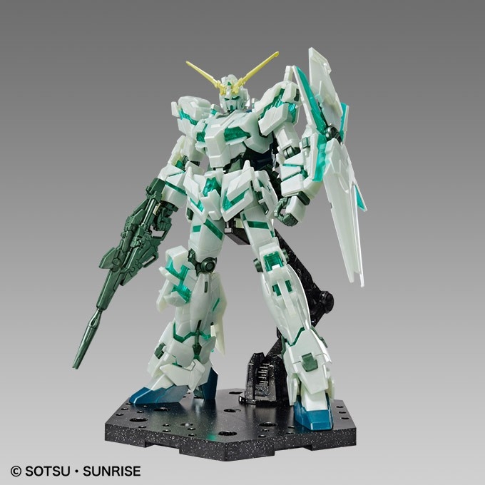 Mô hình lắp ráp HG 1/144 Unicorn Gundam Luminous Crytal Body Gundam Base Bandai