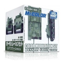 Sơn mô hình Mr.Hobby màu quân sự Color Modulation Set CS581 CS582 CS583 CS584