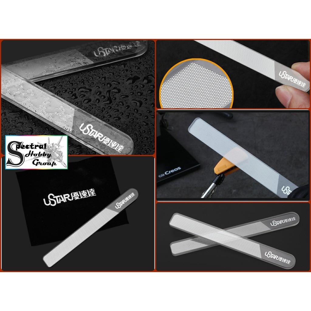 Dụng cụ USTAR STEDI dũa nhám siêu mịn Small Particle Ultra Fine Polishing File Glass Sanding UA90699 tool