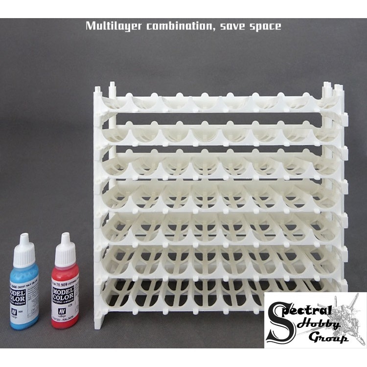 Dụng cụ khay kệ giá để sơn mô hình Water based paint combination paint rack PT006