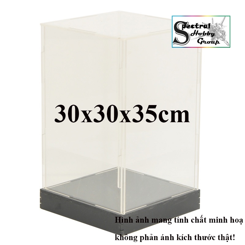 Hộp mica trưng bày các cỡ đựng mô hình Figure Gundam Lego hobby- Display box stand