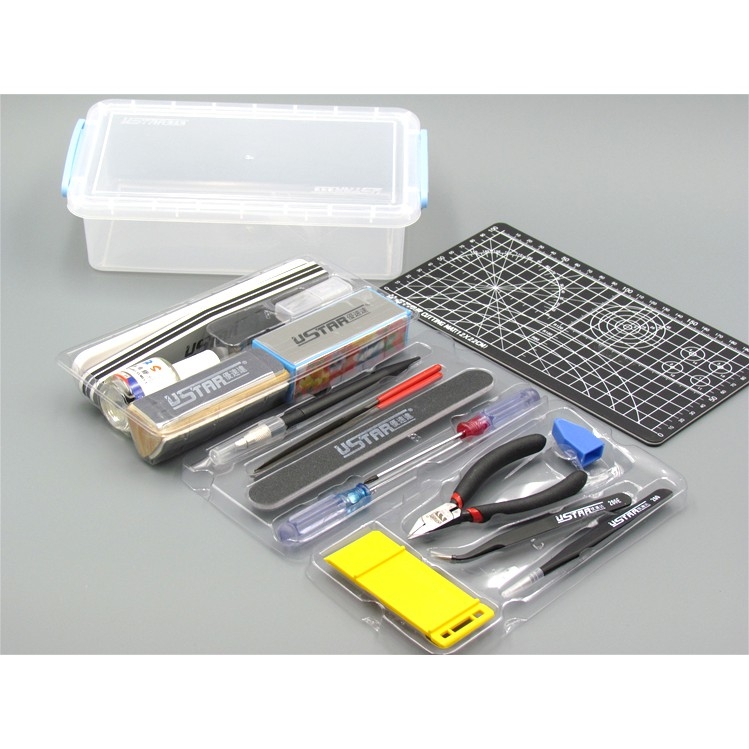 Bộ dụng cụ mô hình cơ bản đầy đủ Ustar Tool box Set ustar UA90067
