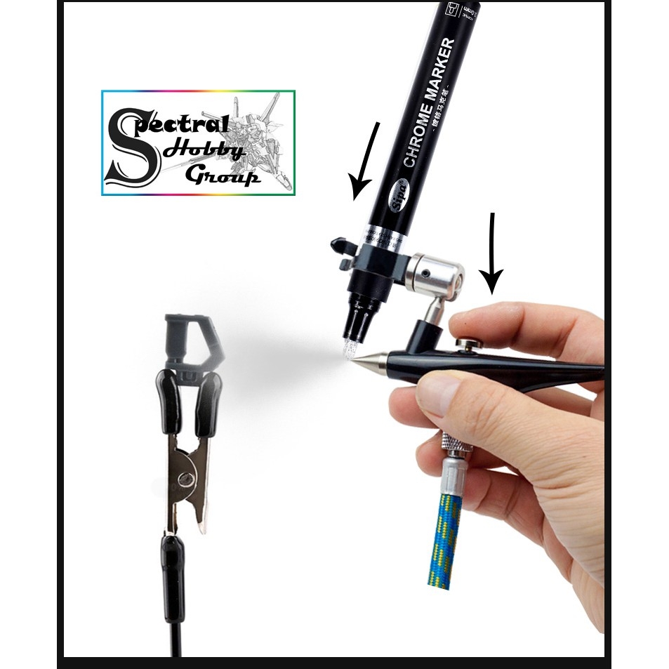 Bút sơn mô hình paint silver Chrome marker Sipa marker