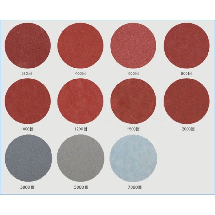 Dụng cụ đĩa dính giấy nhám mài đánh bóng 4inch #800 - #5000 bộ 5 miếng 100mm