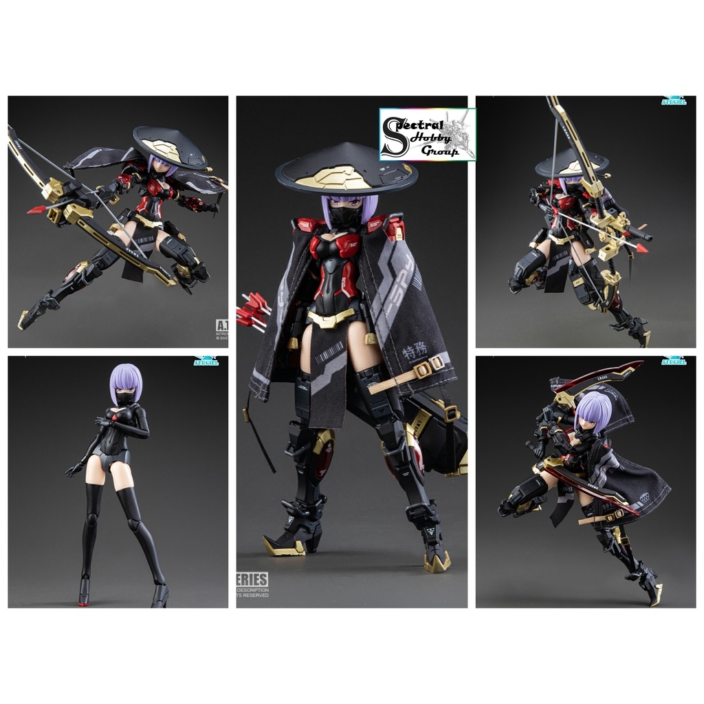 Mô hình lắp ráp Eastern ATKGIRL cẩm y vệ Jin Yi Wei Ji Niang JW021 JW059 Silent Eye Death PA pretty armor