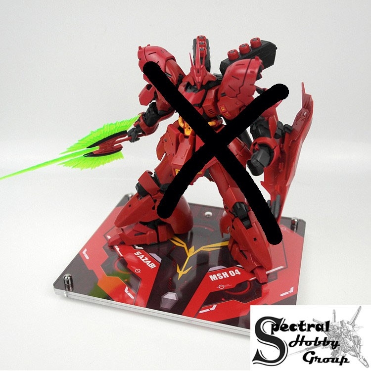 Phụ kiện giá đỡ đế base mica cho RG HG MG Sazabi gundam action base