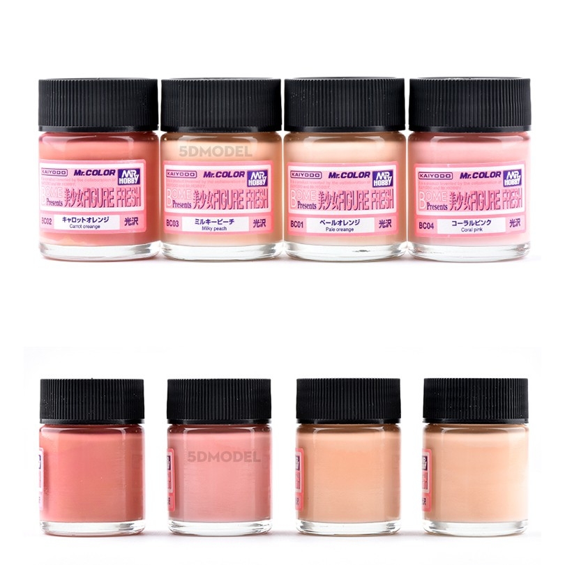 Sơn mô hình bộ màu da mr.hobby Skin Color Cutie Girls Figure Fresh Set CS551