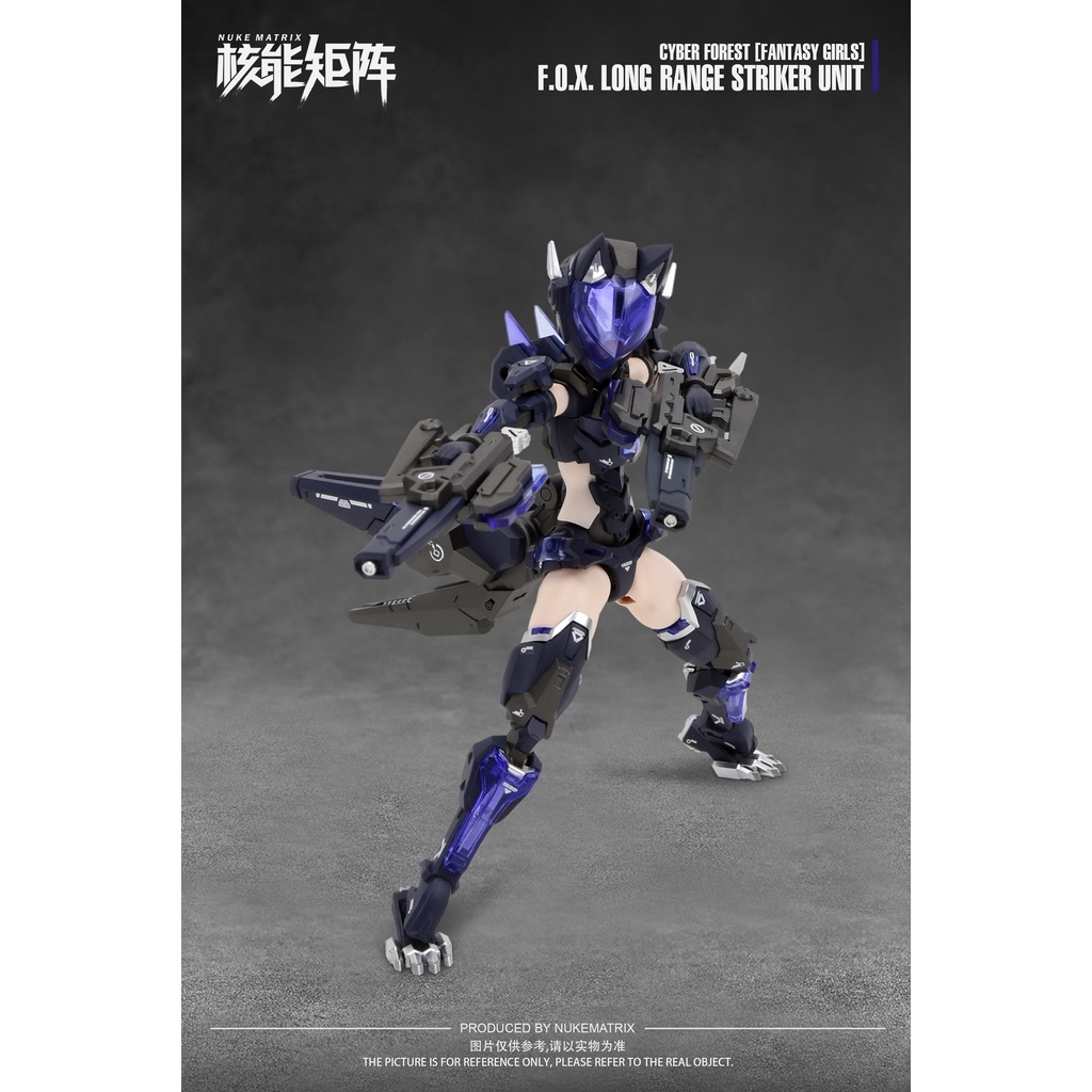 Mô hình lắp ráp Fantasy girl CF01 Pretty Armor Vivienne Hayha FOX Long Range Striker Nukematrix PA